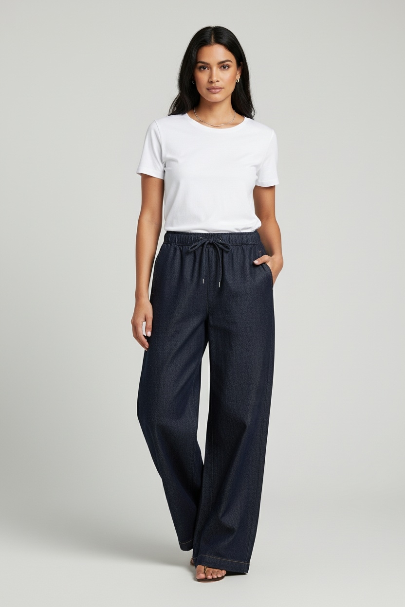 Denim Trousers - Front View