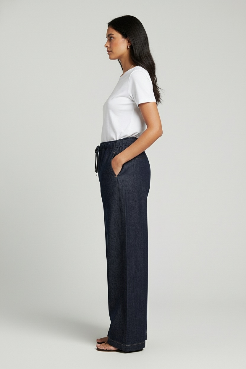 Denim Trousers - Side View