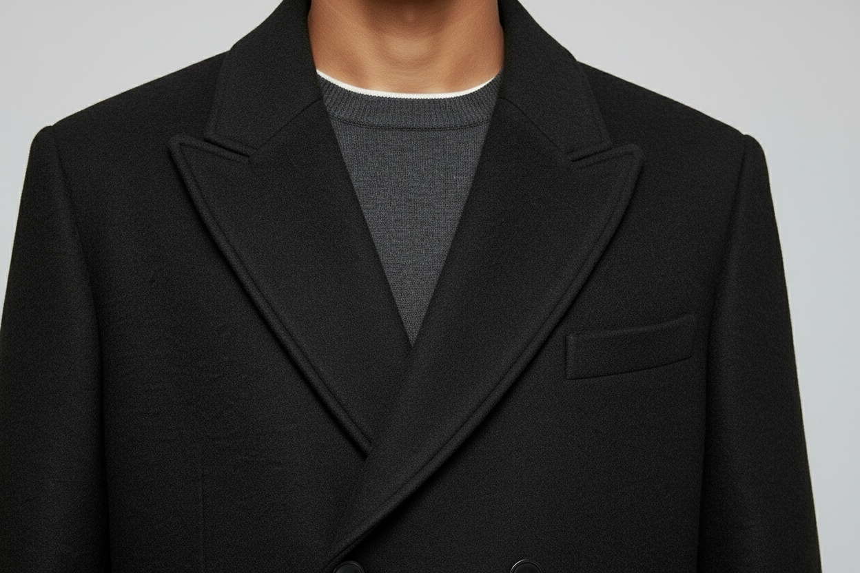 Wool Overcoat - Detail View